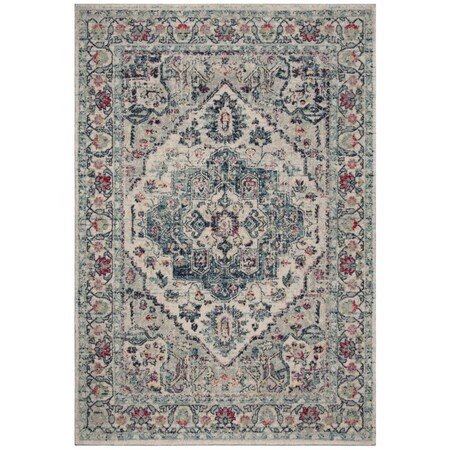 Safavieh Madison 900 Power Loomed Large Rectangle Area Rug Navy & Fuchsia - 5 ft.-3 in. x 7 ft.-6 in. MAD930N-5